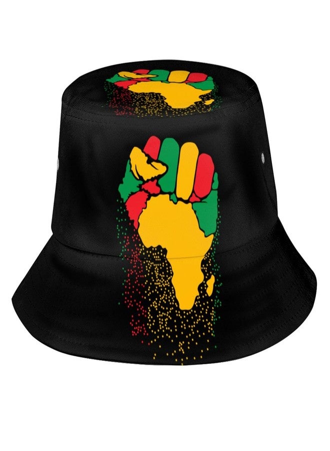 KKRMTUG Juneteenth Bucket Hat for Women Men African Black Freedom Fisherman Hats Summer Outdoor Travel Beach Sun Caps Unisex - Image 1